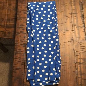NWOT LuLaRoe One Size polka dot leggings